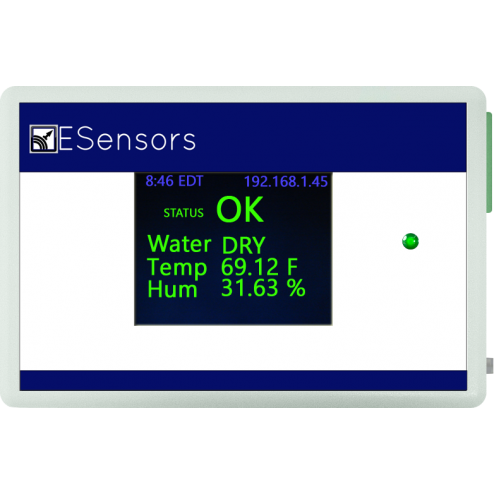 Water leak sensor with email text alerts